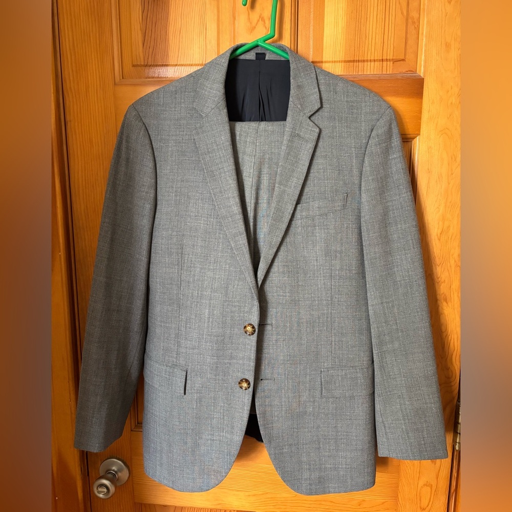 J. Crew Classic Gray Suit - Thompson Slim Fit